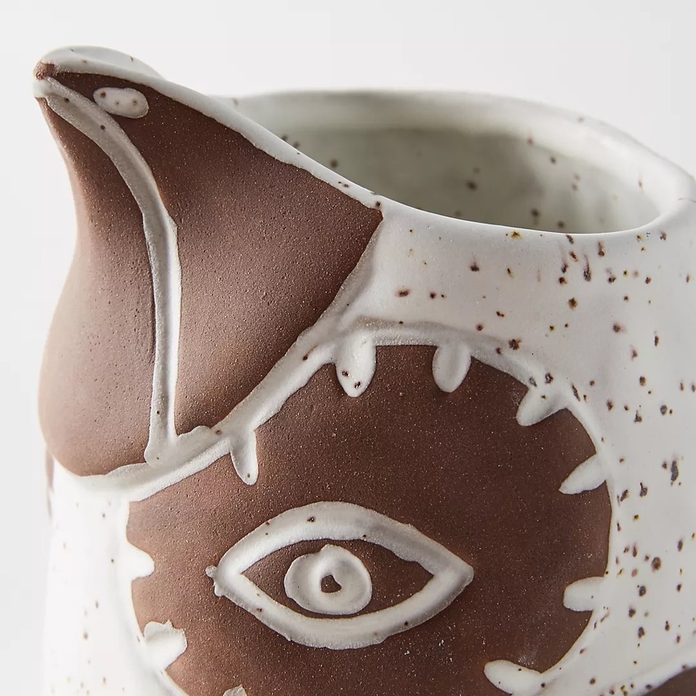 Knotwork LA Birdie Garden Speckled Garden Pot Planter Anthropologie Linda Hsiao - Picture 8 of 9